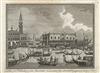 Collection of approximately 110 etched and engraved views of Italy.